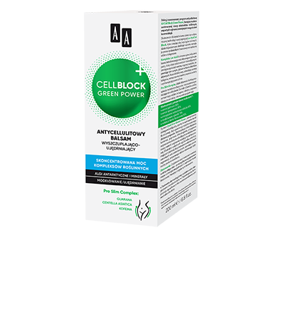 antycellulitowy balsam block green